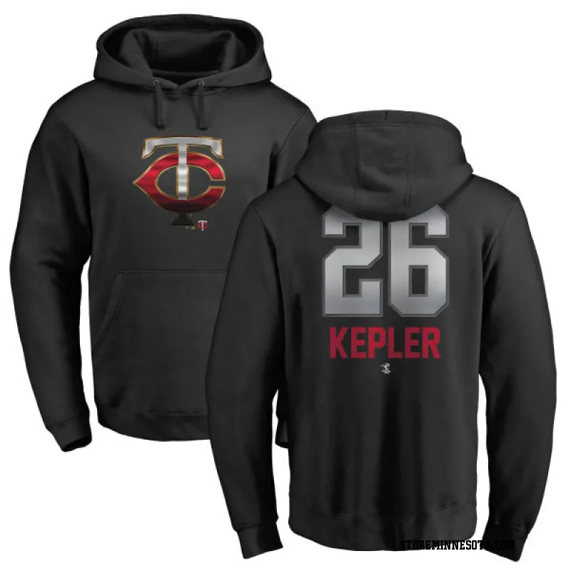 Black Men's Max Kepler Minnesota Twins Midnight Mascot Pullover Hoodie